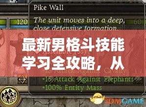 最新男格斗技能學(xué)習(xí)全攻略，從入門到進階的實戰(zhàn)指南（11月版）