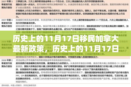 歷史上的11月17日，加拿大移民政策最新演變深度解讀及最新申請(qǐng)規(guī)定