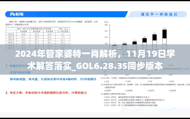 2024年管家婆特一肖解析，11月19日學(xué)術(shù)解答落實(shí)_GOL6.28.35同步版本