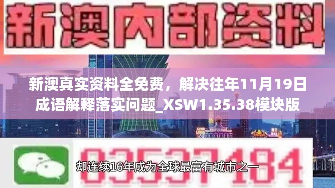新澳真實資料全免費，解決往年11月19日成語解釋落實問題_XSW1.35.38模塊版