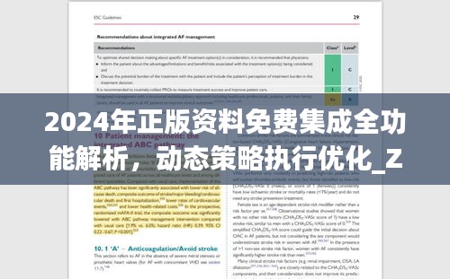 2024年正版資料免費集成全功能解析，動態(tài)策略執(zhí)行優(yōu)化_ZGA2.19.36激勵版