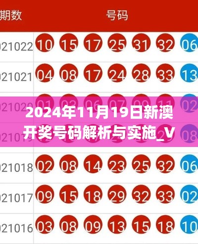 2024年11月19日新澳開獎(jiǎng)號(hào)碼解析與實(shí)施_VUF2.29.45管理版