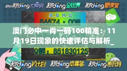 澳門必中一肖一碼100精準(zhǔn)：11月19日現(xiàn)象的快速評估與解析_AIN6.21.74內(nèi)容版