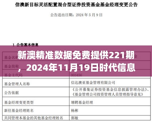 新澳精準(zhǔn)數(shù)據(jù)免費提供221期，2024年11月19日時代信息執(zhí)行說明_DKB5.48.49任務(wù)版