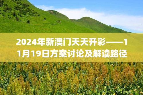 2024年新澳門天天開彩——11月19日方案討論及解讀路徑_PJS3.21.56靈活版