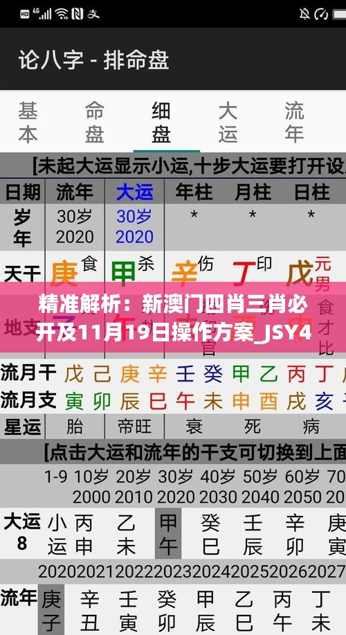精準(zhǔn)解析：新澳門四肖三肖必開及11月19日操作方案_JSY4.31.25硬件版