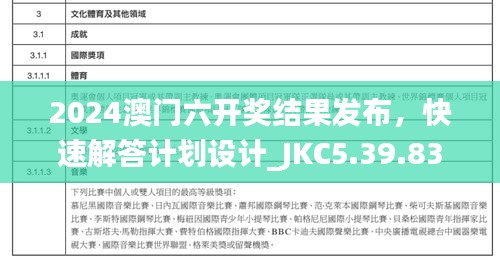 2024澳門六開獎(jiǎng)結(jié)果發(fā)布，快速解答計(jì)劃設(shè)計(jì)_JKC5.39.83測試版
