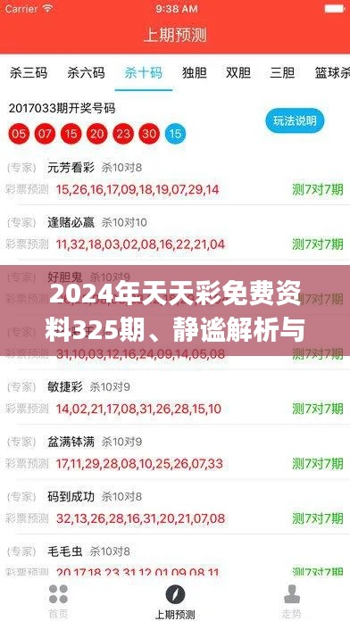 2024年天天彩免費資料325期、靜謐解析與實施_VMN9.32.78特別版