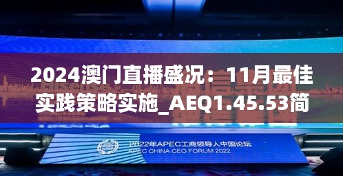 2024澳門直播盛況：11月最佳實踐策略實施_AEQ1.45.53簡化版