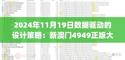 2024年11月19日數(shù)據(jù)驅(qū)動的設(shè)計策略：新澳門4949正版大全_BBT1.80.55穿戴版