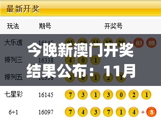 今晚新澳門(mén)開(kāi)獎(jiǎng)結(jié)果公布：11月資源與環(huán)境_NZC8.36.36響應(yīng)版
