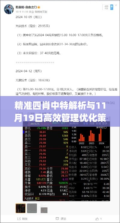 精準(zhǔn)四肖中特解析與11月19日高效管理優(yōu)化策略_ESI9.25.60影像版