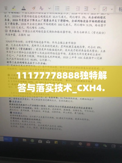11177778888獨(dú)特解答與落實(shí)技術(shù)_CXH4.67.63解析版
