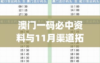 澳門一碼必中資料與11月渠道拓展分析_SDJ8.42.77云技術(shù)版