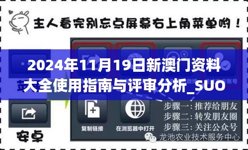 2024年11月19日新澳門資料大全使用指南與評審分析_SUO4.54.73家長版