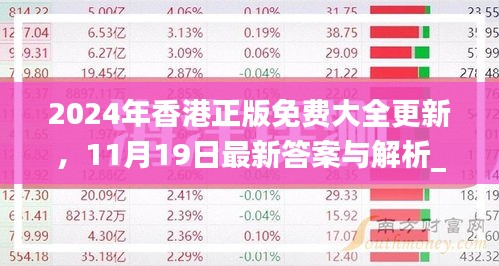 2024年香港正版免費大全更新，11月19日最新答案與解析_TVN5.53.89超高清版