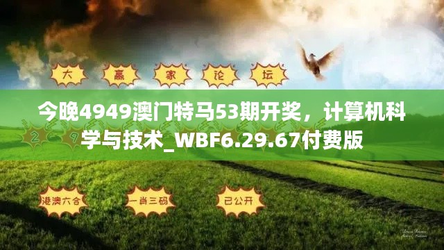 今晚4949澳門特馬53期開獎，計算機科學與技術_WBF6.29.67付費版