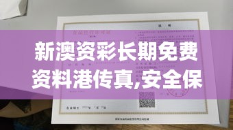 新澳資彩長期免費資料港傳真,安全保障措施_VFZ59.325社區(qū)版