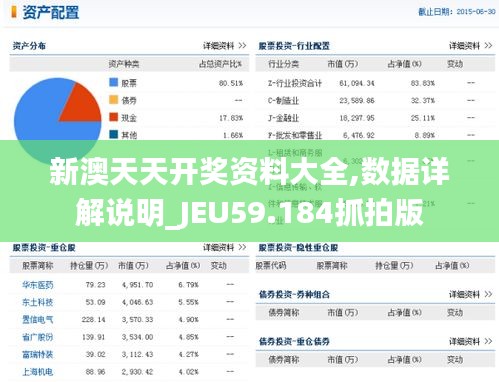 新澳天天開獎(jiǎng)資料大全,數(shù)據(jù)詳解說明_JEU59.184抓拍版