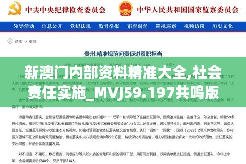 新澳門內(nèi)部資料精準大全,社會責任實施_MVJ59.197共鳴版