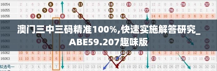 澳門(mén)三中三碼精準(zhǔn)100%,快速實(shí)施解答研究_ABE59.207趣味版