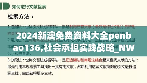 2024新澳免費(fèi)資料大全penbao136,社會(huì)承擔(dān)實(shí)踐戰(zhàn)略_NWG59.507家居版