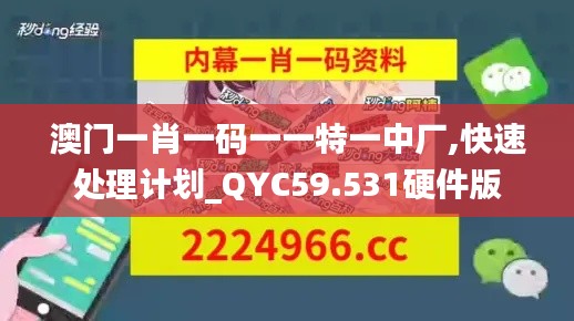 澳門一肖一碼一一特一中廠,快速處理計(jì)劃_QYC59.531硬件版