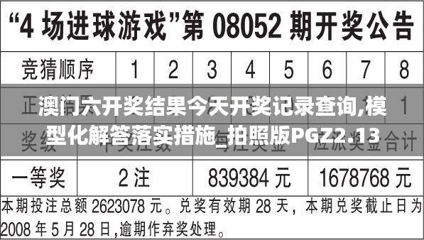 澳門六開獎結(jié)果今天開獎記錄查詢,模型化解答落實措施_拍照版PGZ2.13