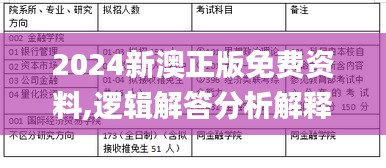 2024新澳正版免費(fèi)資料,邏輯解答分析解釋路徑_復(fù)興版UWU2.30