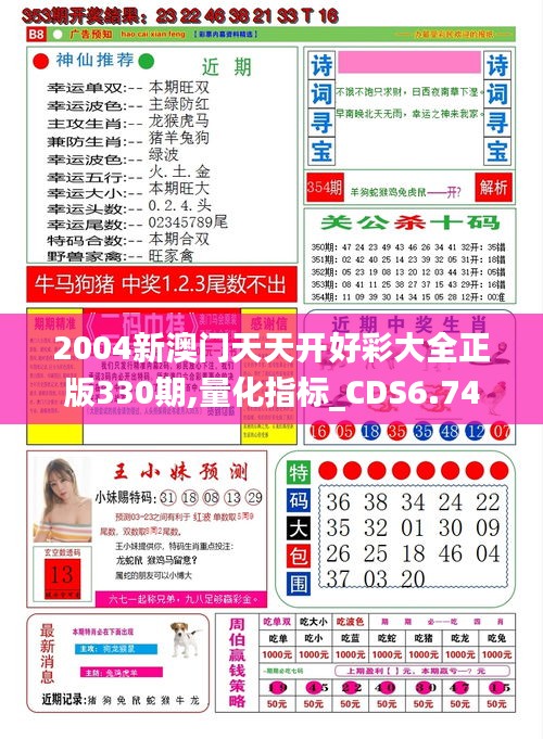 2004新澳門天天開好彩大全正版330期,量化指標(biāo)_CDS6.74