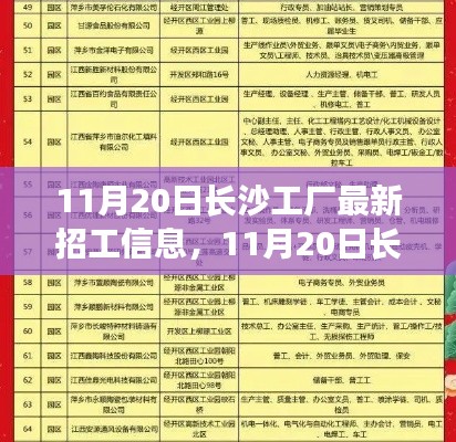 長(zhǎng)沙工廠最新招工信息詳解，崗位、要求與申請(qǐng)指南（11月20日更新）