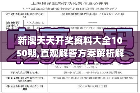 新澳天天開獎資料大全1050期,直觀解答方案解析解釋_服務(wù)器版ELQ3.13