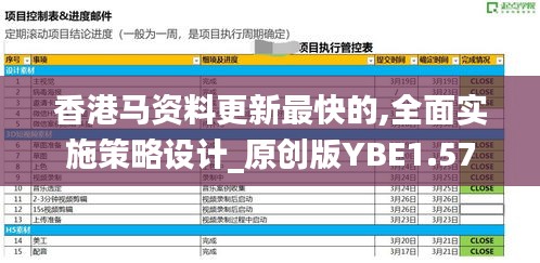 香港馬資料更新最快的,全面實(shí)施策略設(shè)計(jì)_原創(chuàng)版YBE1.57