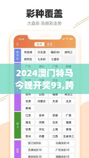 2024澳門(mén)特馬今晚開(kāi)獎(jiǎng)93,跨部門(mén)合作解答落實(shí)_社區(qū)版ULZ3.20
