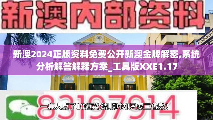 新澳2024正版資料免費(fèi)公開新澳金牌解密,系統(tǒng)分析解答解釋方案_工具版XXE1.17