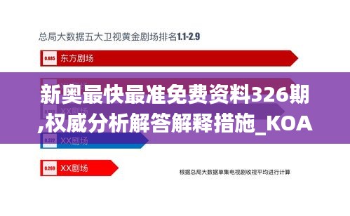 新奧最快最準(zhǔn)免費(fèi)資料326期,權(quán)威分析解答解釋措施_KOA5.40