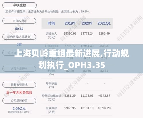 上海貝嶺重組最新進(jìn)展,行動(dòng)規(guī)劃執(zhí)行_OPH3.35