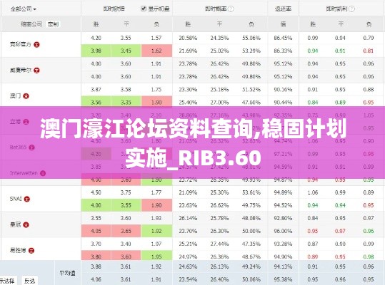 澳門(mén)濠江論壇資料查詢(xún),穩(wěn)固計(jì)劃實(shí)施_RIB3.60