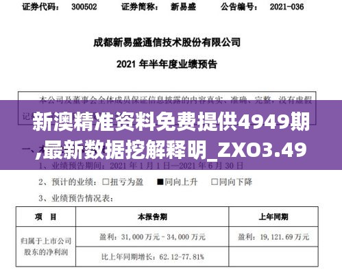 新澳精準資料免費提供4949期,最新數(shù)據(jù)挖解釋明_ZXO3.49
