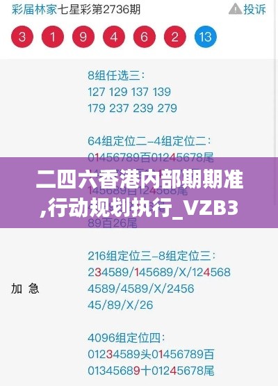 二四六香港內(nèi)部期期準,行動規(guī)劃執(zhí)行_VZB3.82