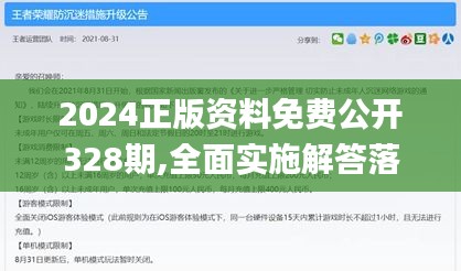 2024正版資料免費公開328期,全面實施解答落實_FBA9.34