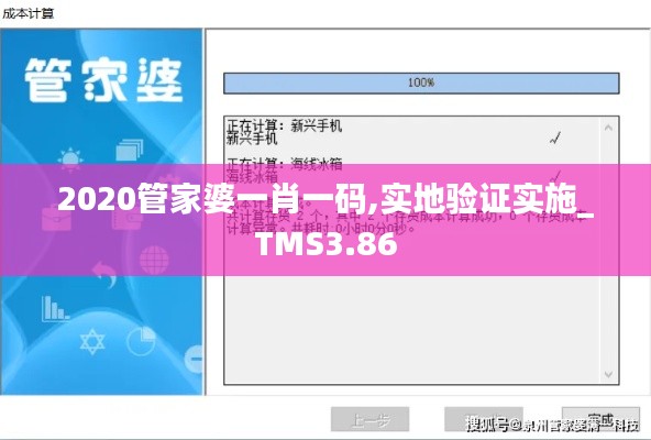 2020管家婆一肖一碼,實(shí)地驗(yàn)證實(shí)施_TMS3.86