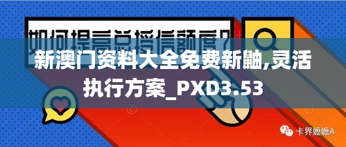 新澳門資料大全免費新鼬,靈活執(zhí)行方案_PXD3.53