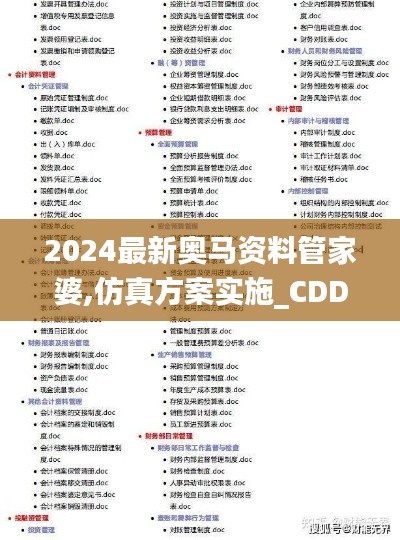 2024最新奧馬資料管家婆,仿真方案實施_CDD3.88