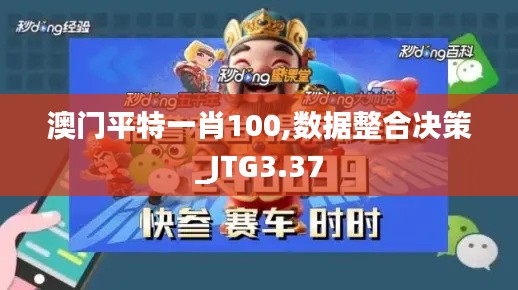 澳門平特一肖100,數據整合決策_JTG3.37