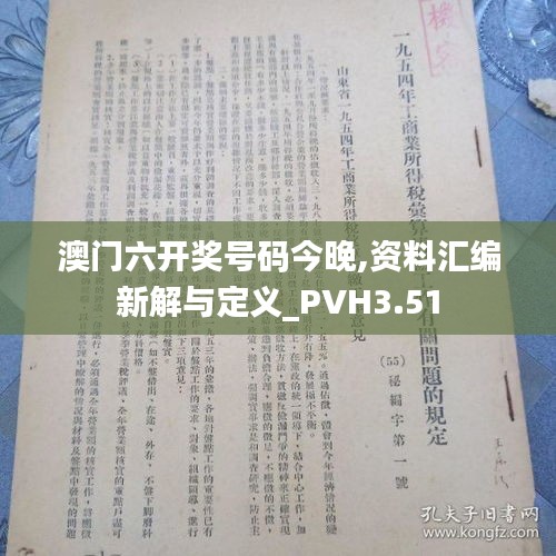 澳門六開獎(jiǎng)號(hào)碼今晚,資料匯編新解與定義_PVH3.51