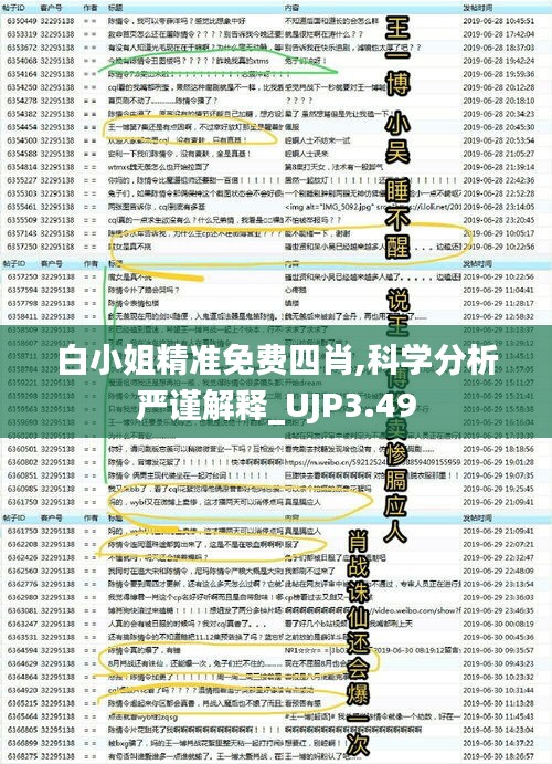 白小姐精準(zhǔn)免費(fèi)四肖,科學(xué)分析嚴(yán)謹(jǐn)解釋_UJP3.49