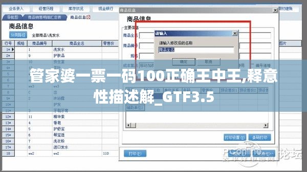管家婆一票一碼100正確王中王,釋意性描述解_GTF3.5