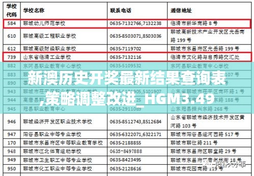 新澳歷史開獎(jiǎng)最新結(jié)果查詢表,策略調(diào)整改進(jìn)_HGM3.49
