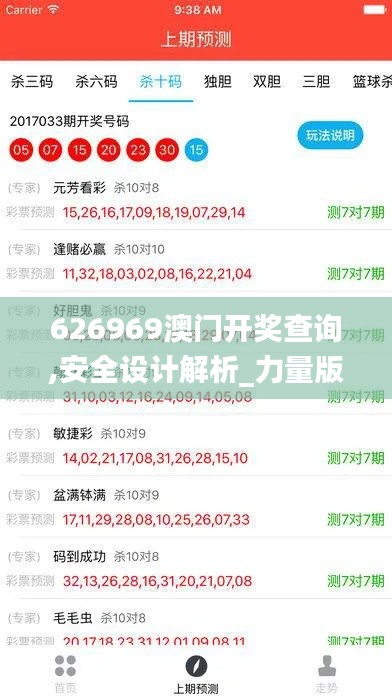 626969澳門(mén)開(kāi)獎(jiǎng)查詢,安全設(shè)計(jì)解析_力量版FOP4.45
